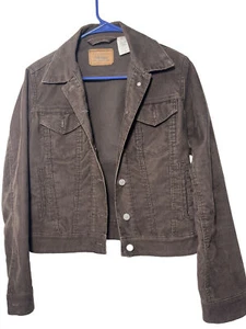 70s LEVI’S Jacket Women Vintage Brown Corduroy - Picture 1 of 5