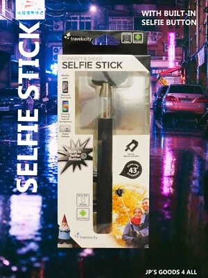 Selfie Stick Extra Long 43 Inch Extension with Device Mount by Travelocity Black - Image 1 of 4