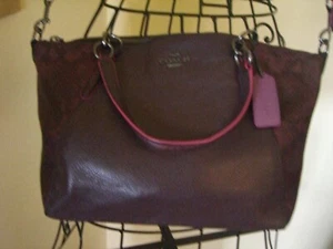 COACH KIESLEDER KELSEY TASCHE PYTHON OXBLOOD HANDTASCHE UMHÄNGETASCHE - Bild 1 von 9