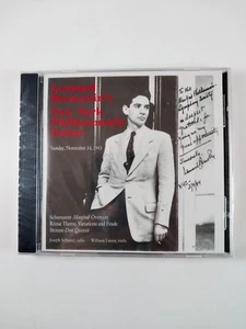 Leonard Bernstein's New York Philharmonic Debut (1943) Promo (CD, 1996) Sealed - Picture 1 of 3