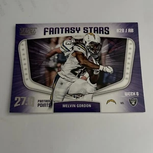 2018 Score Football Fantasy Stars Melvin Gordon #9 San Diego Chargers - Picture 1 of 1
