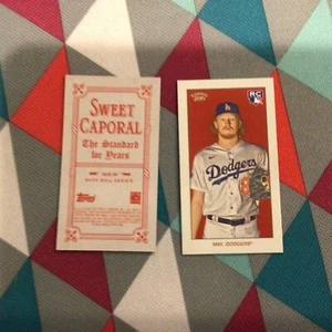 Dustin May RC Dodgers RC - Sweet Caporal only 195 made 2020 topps T206 series 5 - Picture 1 of 1