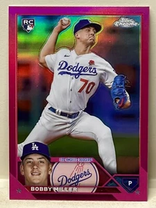 Bobby Miller Magenta Refractor /399 2023 Topps Chrome Rookie #USC192 - Picture 1 of 5