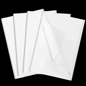 160Sheets 20x14 Inch White Wrapping Tissue Paper for Gift Bags Christmas Wedding - Picture 1 of 6