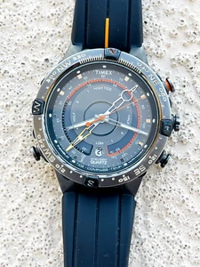 Timex Men's Intelligent Quartz Watch/Compass. Very Good Condition. - Picture 1 of 7