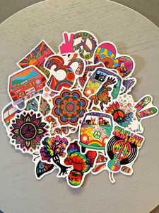 Stickers mandala California vibes travel diary Junk Journal Planner Vinyl 25pc - Bild 1 von 2