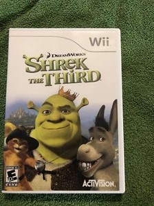 DREAMWORKS' Shrek the Third (Nintendo Wii Wii U) GAME COMPLETE w/MANUAL - Picture 1 of 4