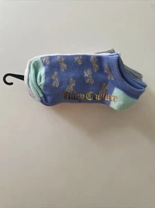 Juicy Couture socks shoe size 10-4 girls 5 pairs - Picture 1 of 2
