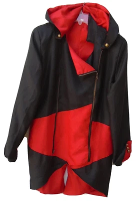 Assassin's Creed Hooded Cosplay Jacket Men's Size L Red/Black - Photo 1/3