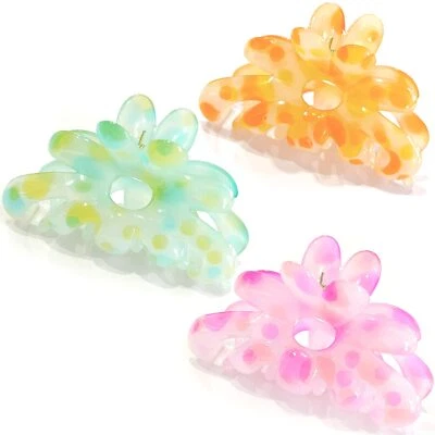 Hair Claw Clips 3PCS Cute Medium Nonslip Strong Hold Thick Thin Hair - Image 1 of 4