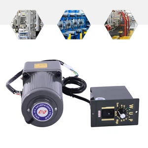 20K 1Phase Getriebemotor Elektromotor 40W 220V mit Drehzahlregler Regelbar Speed - Bild 1 von 16