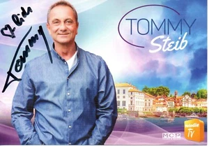 TOMMY STEIB cartolina autografata autografata IL TUO TI AMO SUL LAGO MAGGIORE melodia TV - Foto 1 di 2