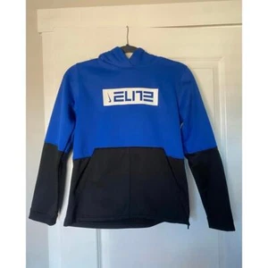 New Nike Elite Boy’s Blue Hoodie Size Large - Picture 1 of 2
