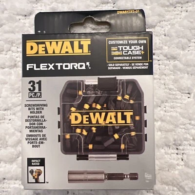 DeWalt DWABYTFT  FLEXTORQ 30PC PH2 Philips Bits Set + Magnetic Bit holder - New - Image 1 of 4
