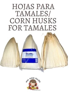 Hojas Para Tamales COSTAL de 24lbs / Corn Husks 24lb SACK - Marke De Luna - Bild 1 von 4