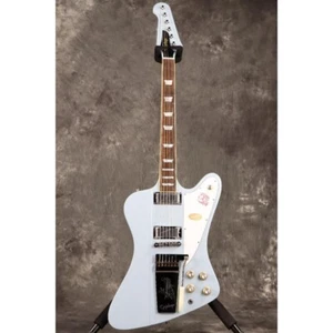 Epiphone Custom 1963 Firebird V Maestro Vibrola Frost Blue - Picture 1 of 11