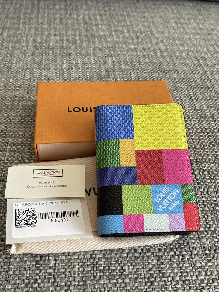 New Full Set LOUIS VUITTON Damier Graphite 3D Pocket Organizer N60432 - Image 1 of 4