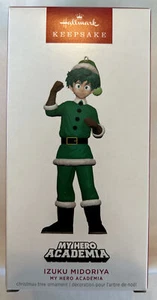 2023 Hallmark Keepsake My Hero Academia Santa Izuku Midoriya MHA Ornament New - Picture 1 of 4