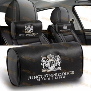 JP-JUNCTION PRODUCE VIP Style JDM Car Neck Pillow Headrest Rest Cushion 2x - Picture 1 of 3