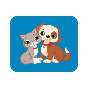 Mousepad Textil Hund und Katze Motiv Nr. 2 Mauspad - Bild 1 von 1