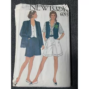 New Look Misses Shorts Jacket Vest Sewing Pattern sz 8-18 4159 - uncut - Picture 1 of 3