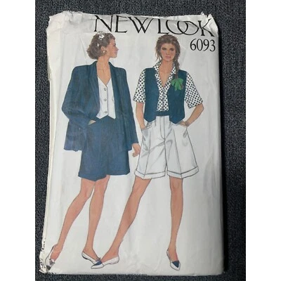 New Look Misses Shorts Jacket Vest Sewing Pattern sz 8-18 4159 - uncut - Image 1 of 3