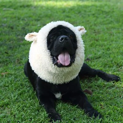 Divertidos Disfraces de Oveja Mascota para Perro Linda Peluca Peluda Mascota para Halloween Navidad P... Foto 1 de 4