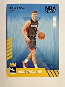Nikola Jovic 2022-23 NBA Hoops Basketball Arriving Now Rookie # 27 Miami Heat RC - Picture 1 of 2