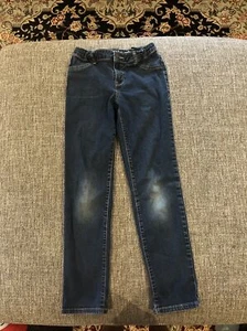 Cat And Jack Girls Size 12 Jeans Elastic Waistband - Picture 1 of 5