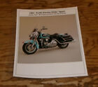 Original 1991 Harley Davidson FLHS Electra Glide Sport Sales Sheet Brochure 91