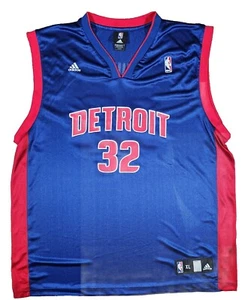 Adidas Richard Hamilton Detroit Pistons Jersey XL Blue #32 - Picture 1 of 14