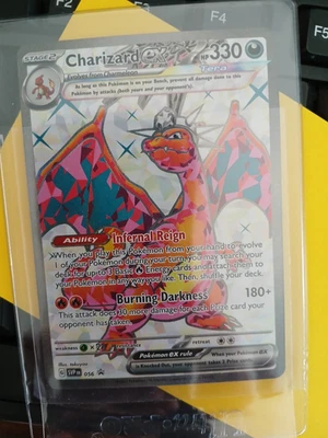 Charizard ex 056 Sv: Scarlet & Violet Promo Cards Holo Blue/ Infernal Reign - Image 1 of 4