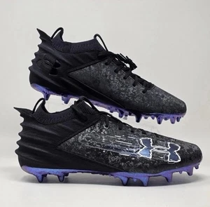 Mens Under Armour Blur Smoke Suede 2.0 MC Football 3027978-001 Cleats Size 9 - Picture 1 of 7