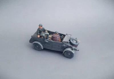 Pro-Built Kfz.82 VW Kübelwagen alemán Segunda Guerra Mundial "¡Rápido! ¡rápido...!"  1/35 Foto 1 de 4