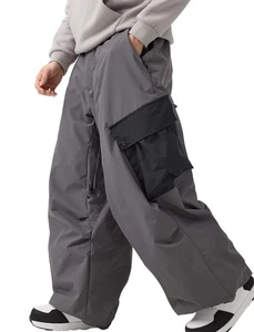 Damen Herren Baggy Schneehose Cargo Snowboardhose Ski Super Locker Sport Outd... - Bild 1 von 6