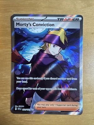 Morty's Conviction 201/162 SV05: Temporal Forces Holo - Image 1 of 2