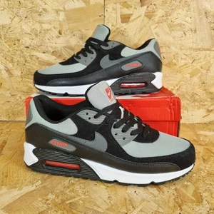 Nike Air Max 90 Size UK 11 White Black Grey Red Brand New In Box FREE POSTAGE - Picture 1 of 5