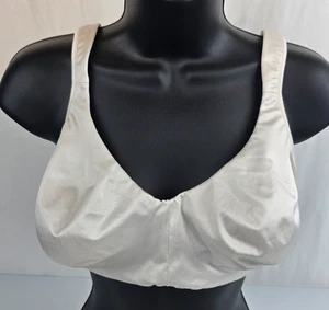 Reggiseno vintage VICTORIA'S SECRET 36D seconda pelle raso liquido ferretto bianco - Foto 1 di 9