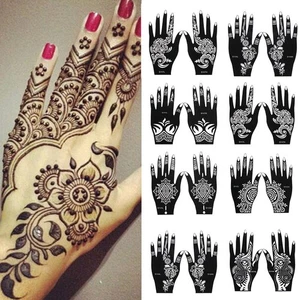 2025 Professional Henna Stencil Set Temporary Hand Tattoo Body Art Templates. - Picture 1 of 71