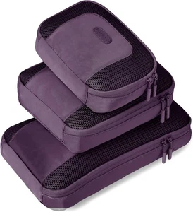 Travelon 3 pc Packing Cubes Set for Travel Organization Luggage Accessory - Picture 1 of 6