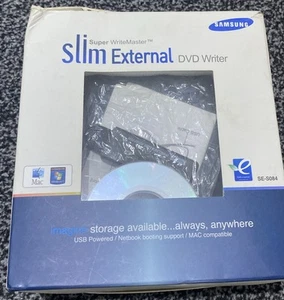 Samsung SE-S084 External DVD Writer USB Portable Slim Drive - Model SE-S084  - Picture 1 of 6