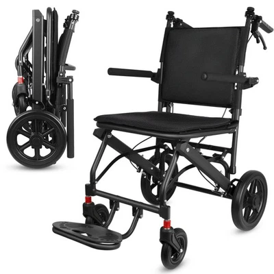 Geländegängiger Rollstuhl für Erwachsene, 6,8 kg, für den Flugverkehr zugelassen - Bild 1 von 4