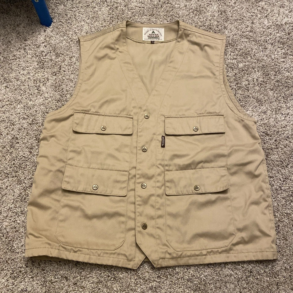 Chaleco utilitario vintage Taras Boulba caqui LL (L/XL) Asics Japón pesca al aire libre Foto 1 de 4