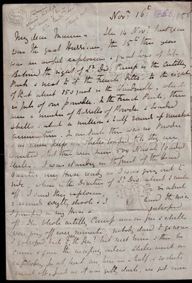 1855 CRIMEA WAR 4 page letter, LIEUT-COLONEL ARTHUR EDWARD VALETTE PONSONBY - Image 1 of 4