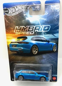44103 HOT WHEELS / HYBRID SPEED 2025 / 4/5 PORSCHE PANAMERA SPORT BLEU - Picture 1 of 1