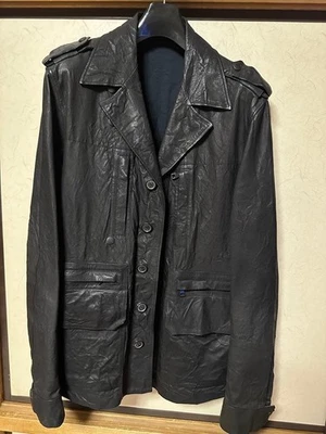 Chaqueta de cuero militar Balmain Homme M-65 Christophe de Carnin 54 Foto 1 de 4