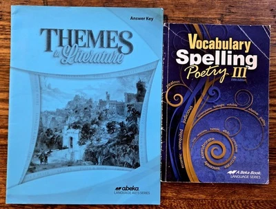 Abeka 9th Grade 9 Vocabulary Spelling Poetry Student Health  FB596 - Image 1 of 3