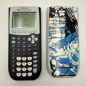Texas Instruments Ti-84+ Plus Graphing Calculator w/Custom Cover Tested Working - Picture 1 of 14