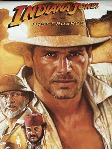 Vintage 1989 Indiana Jones Last Crusade Movie Poster Lot 2 Sealed NIT Original - Picture 1 of 8