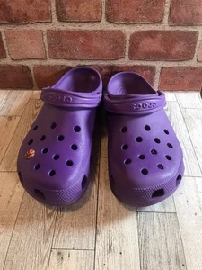 Crocs All-Terrain Mens 12 Classic Clogs Purple Lightweight Sandal Beachware - Picture 1 of 5
